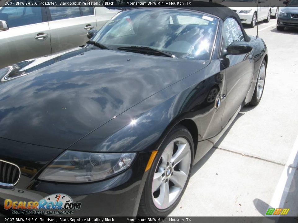 2007 BMW Z4 3.0i Roadster Black Sapphire Metallic / Black Photo #1