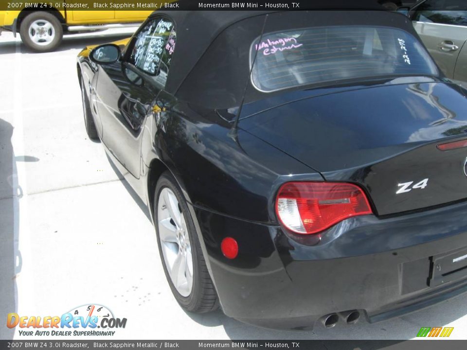 2007 BMW Z4 3.0i Roadster Black Sapphire Metallic / Black Photo #2