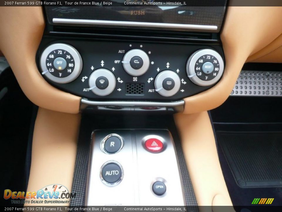 2007 Ferrari 599 GTB Fiorano F1 Tour de France Blue / Beige Photo #22