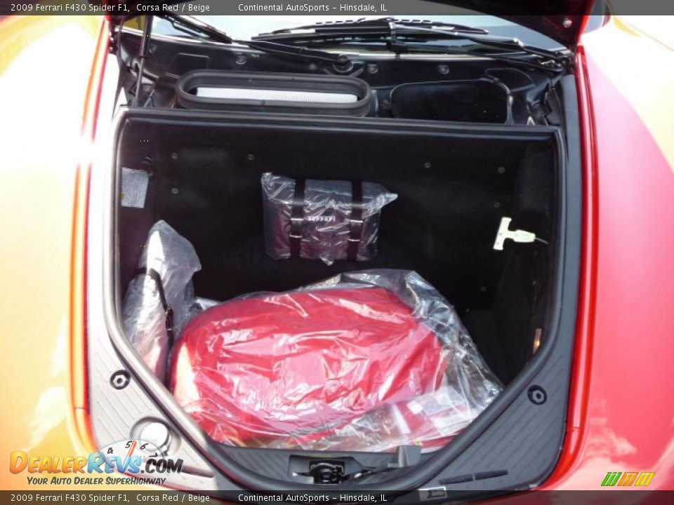 2009 Ferrari F430 Spider F1 Corsa Red / Beige Photo #14