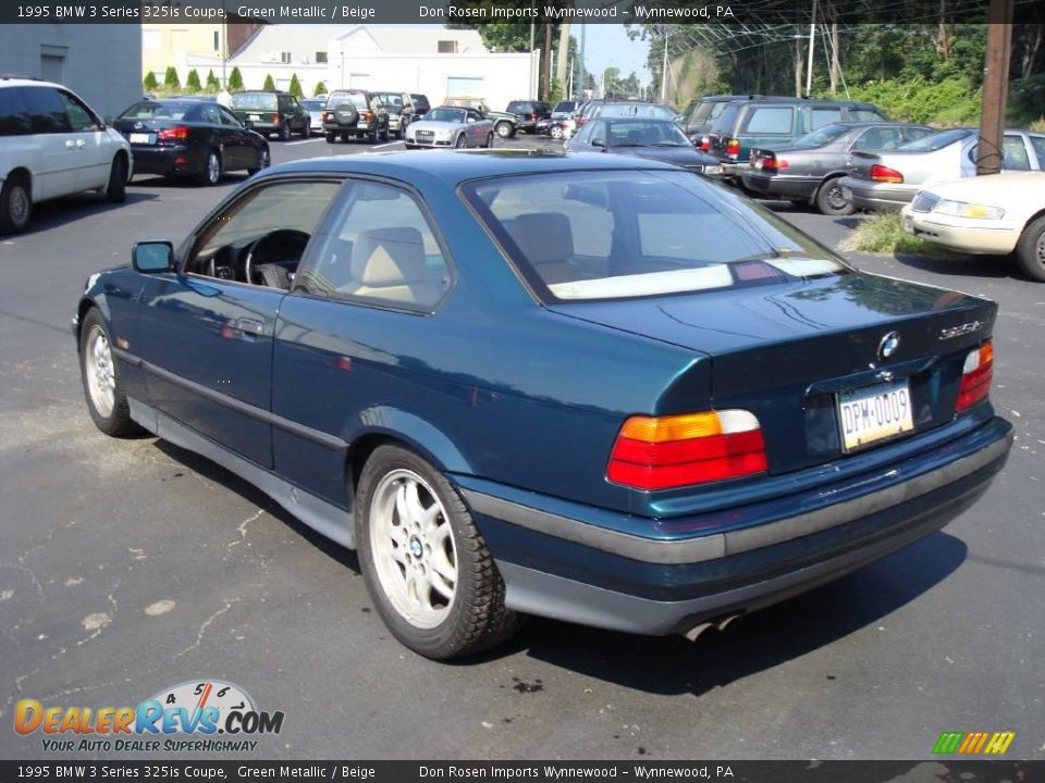 1995 BMW 3 Series 325is Coupe Green Metallic / Beige Photo #8