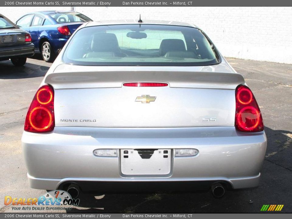 2006 Chevrolet Monte Carlo SS Silverstone Metallic / Ebony Photo #6