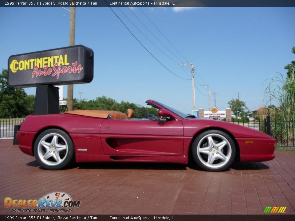 1999 Ferrari 355 F1 Spider Rosso Barchetta / Tan Photo #1