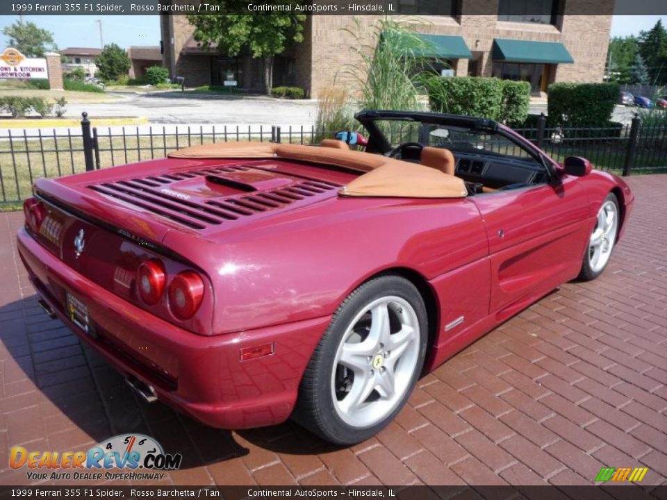 1999 Ferrari 355 F1 Spider Rosso Barchetta / Tan Photo #2