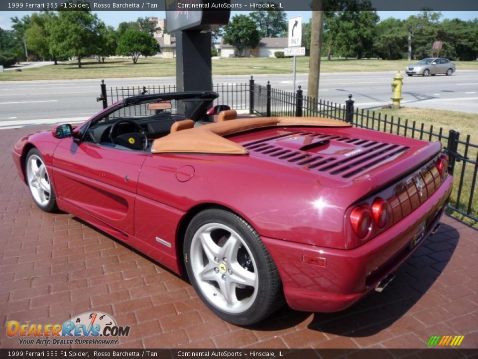 1999 Ferrari 355 F1 Spider Rosso Barchetta / Tan Photo #6