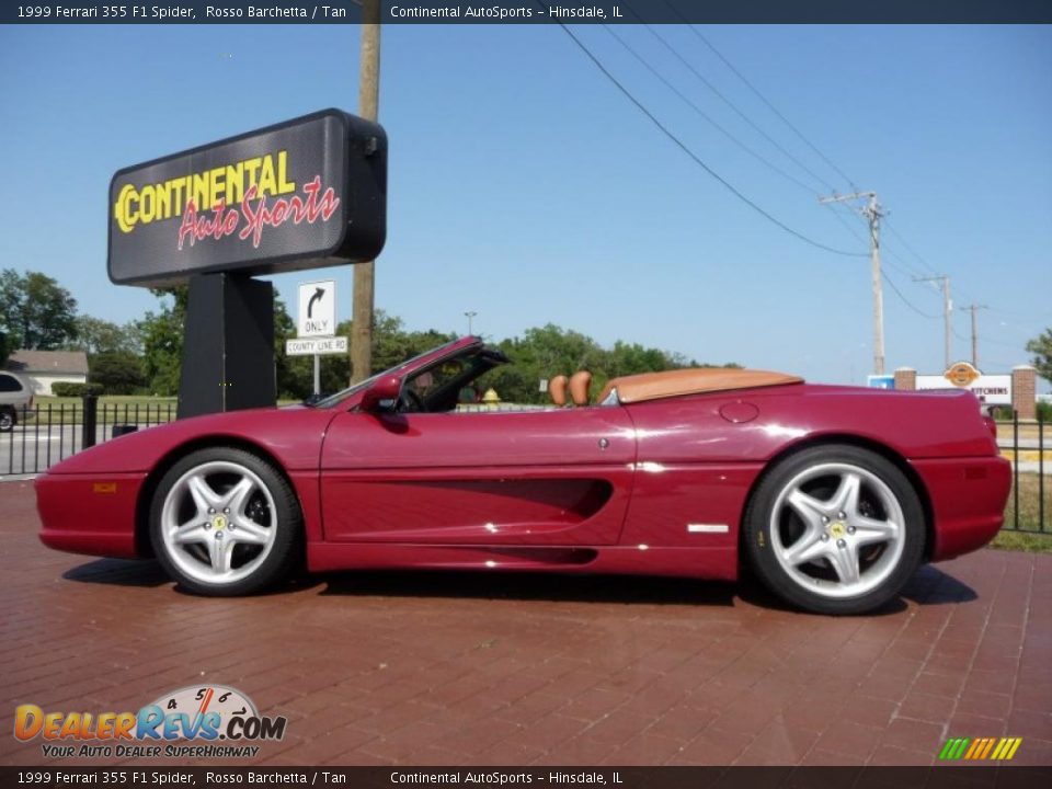 1999 Ferrari 355 F1 Spider Rosso Barchetta / Tan Photo #7