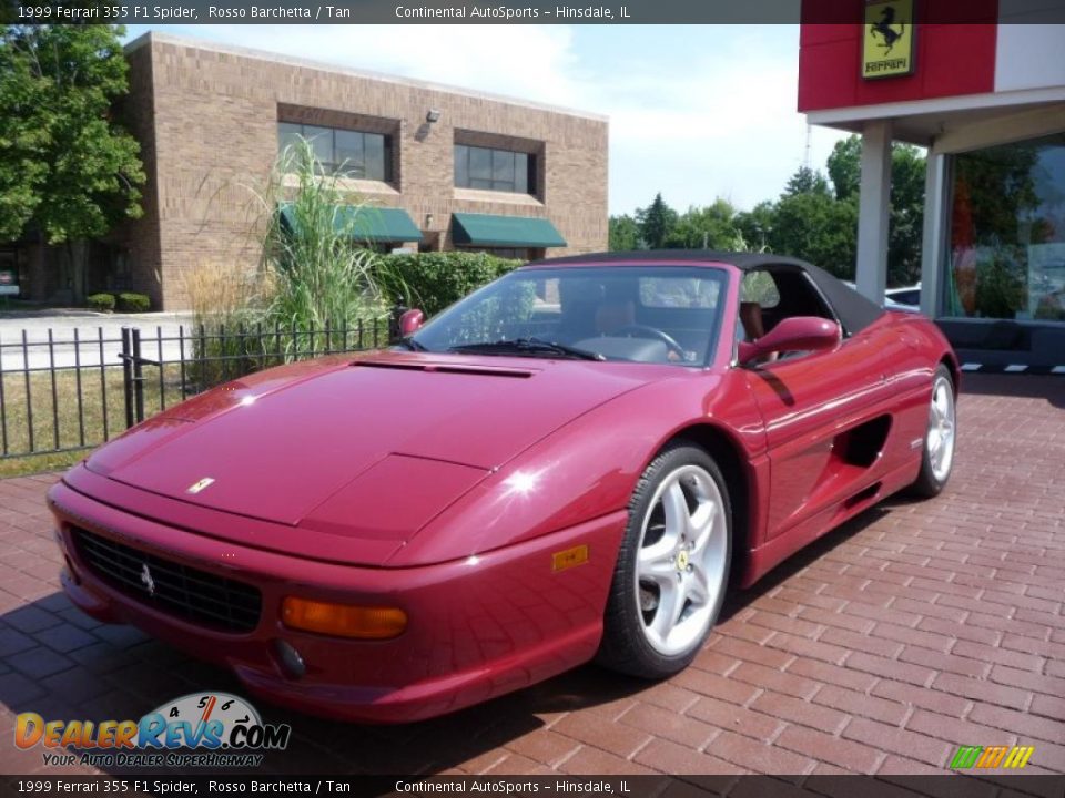 1999 Ferrari 355 F1 Spider Rosso Barchetta / Tan Photo #9