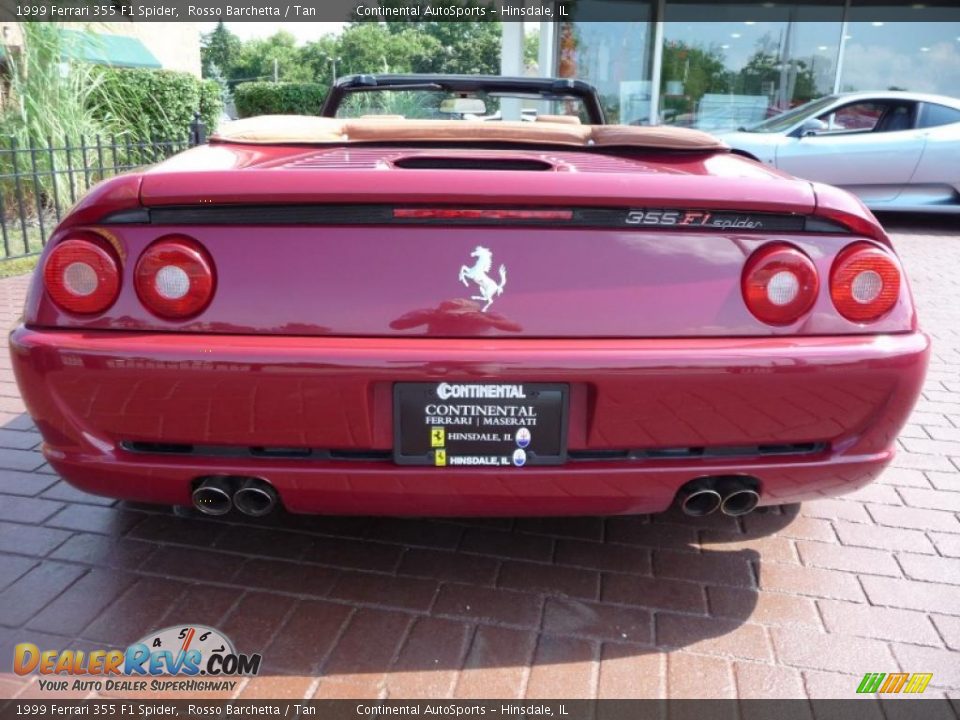 1999 Ferrari 355 F1 Spider Rosso Barchetta / Tan Photo #10