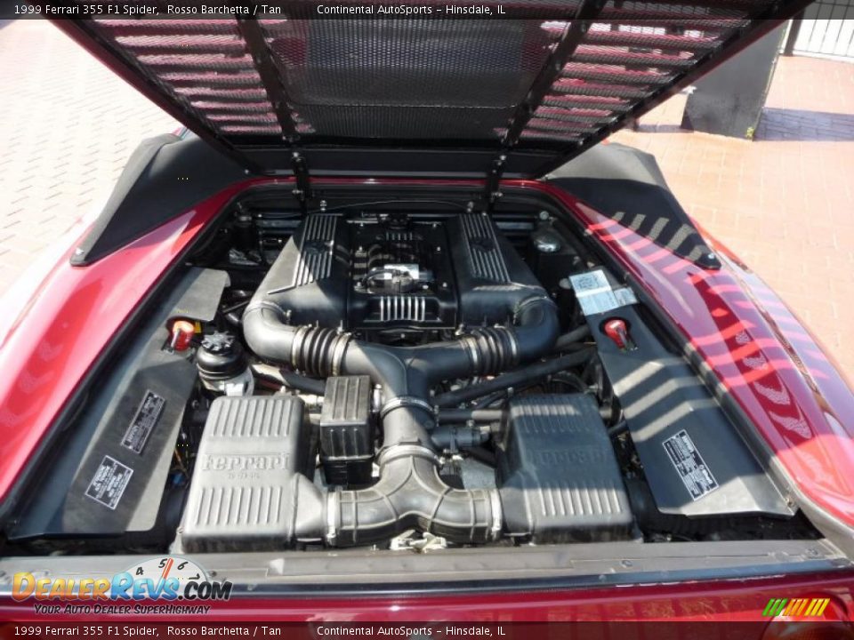 1999 Ferrari 355 F1 Spider Rosso Barchetta / Tan Photo #11