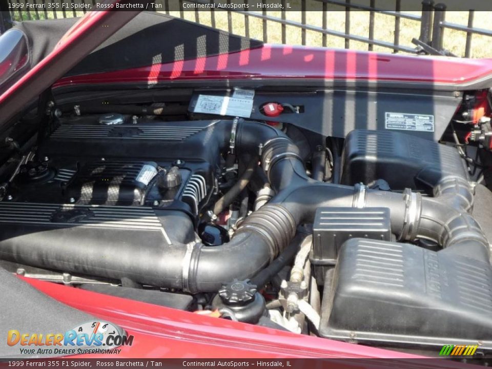 1999 Ferrari 355 F1 Spider Rosso Barchetta / Tan Photo #13