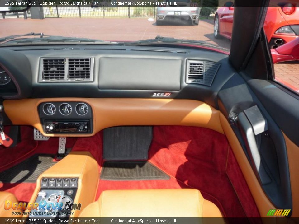 1999 Ferrari 355 F1 Spider Rosso Barchetta / Tan Photo #19