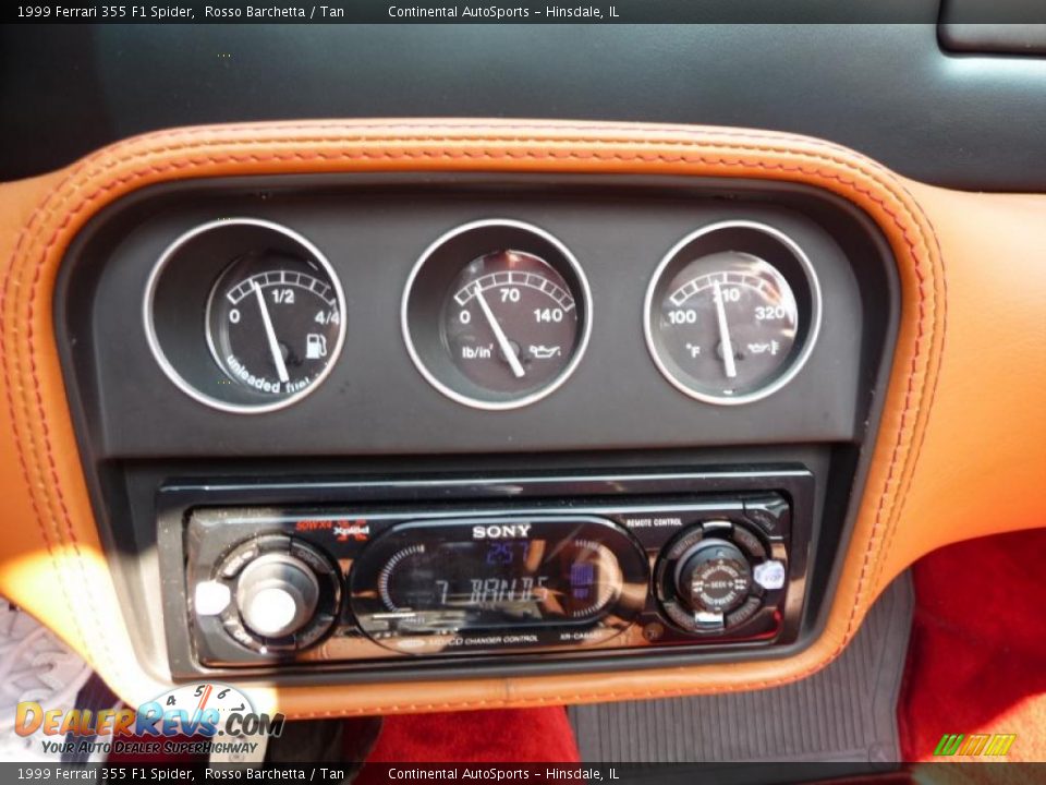 1999 Ferrari 355 F1 Spider Rosso Barchetta / Tan Photo #21