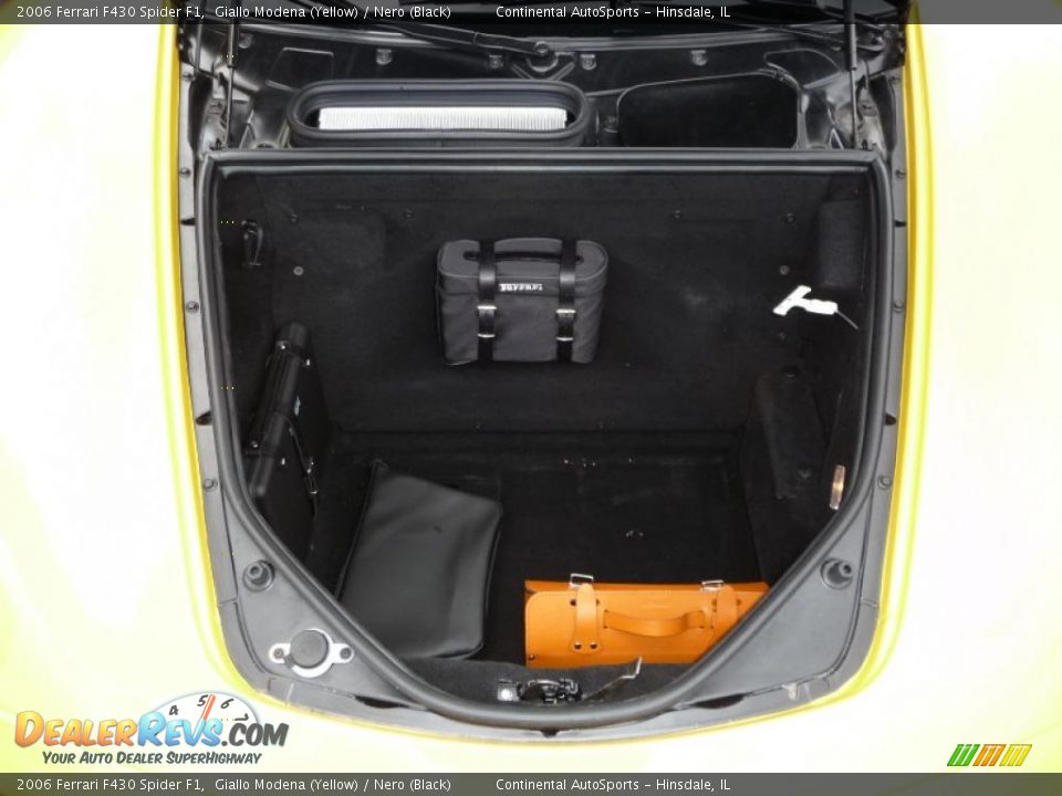 2006 Ferrari F430 Spider F1 Giallo Modena (Yellow) / Nero (Black) Photo #11