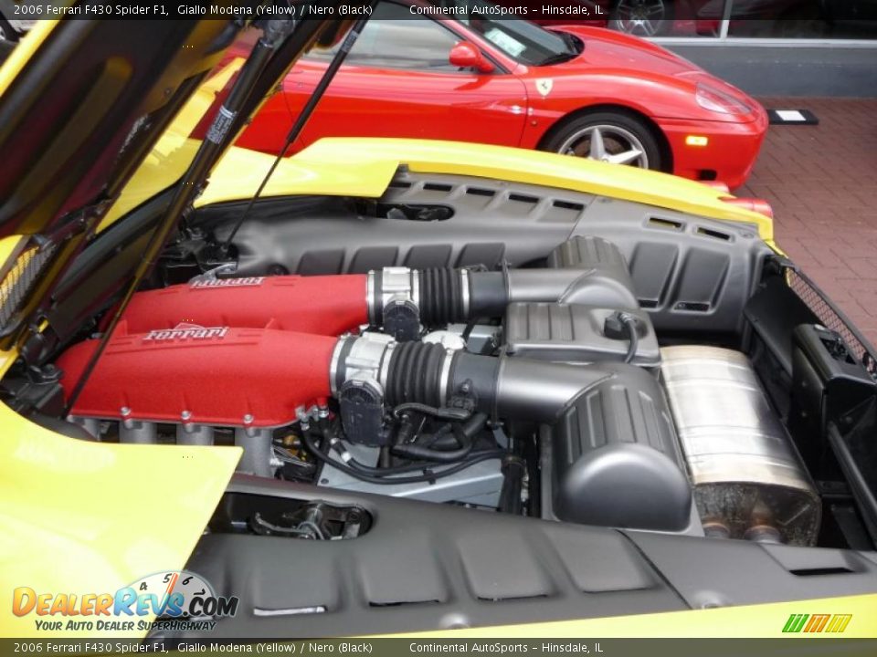 2006 Ferrari F430 Spider F1 Giallo Modena (Yellow) / Nero (Black) Photo #15