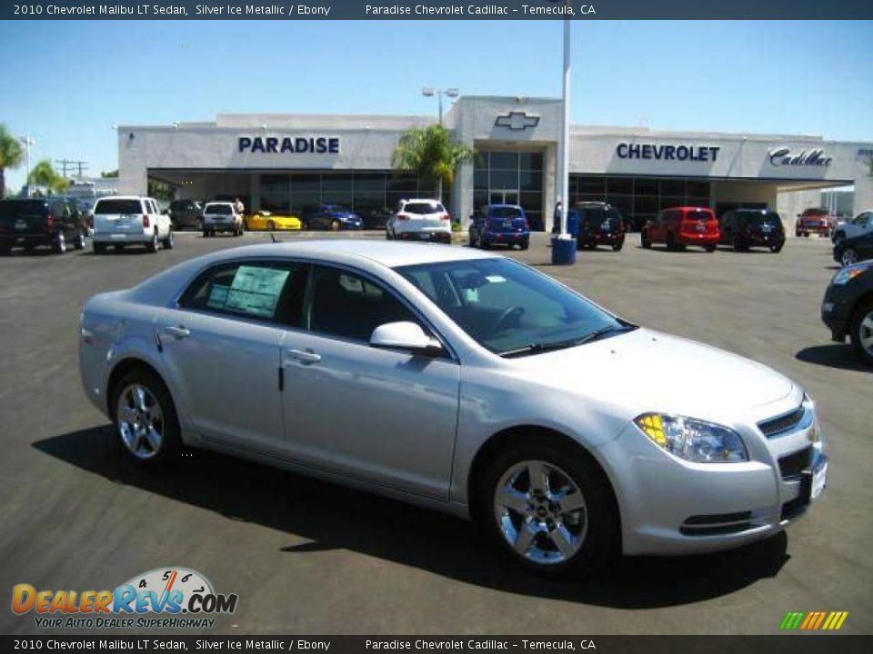2010 Chevrolet Malibu LT Sedan Silver Ice Metallic / Ebony Photo #1