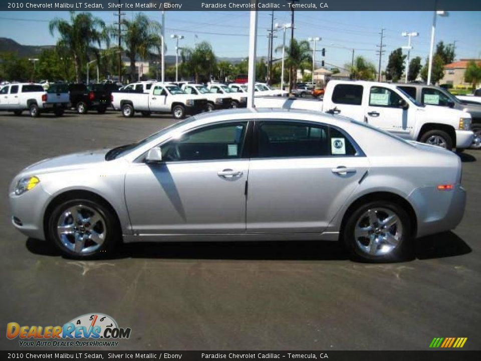 2010 Chevrolet Malibu LT Sedan Silver Ice Metallic / Ebony Photo #4