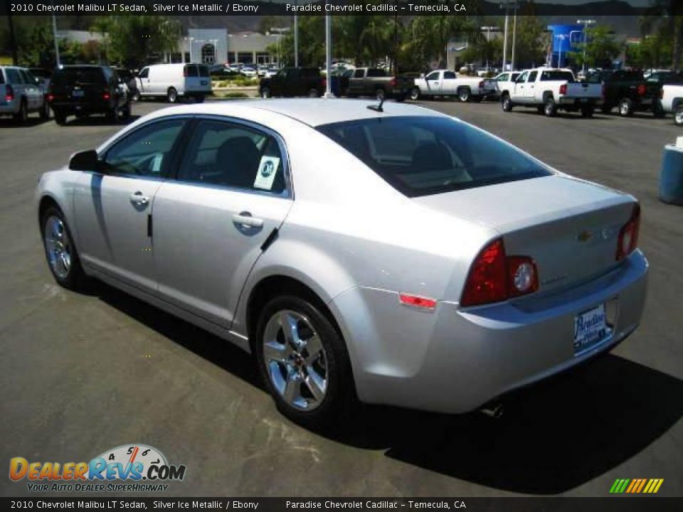 2010 Chevrolet Malibu LT Sedan Silver Ice Metallic / Ebony Photo #5