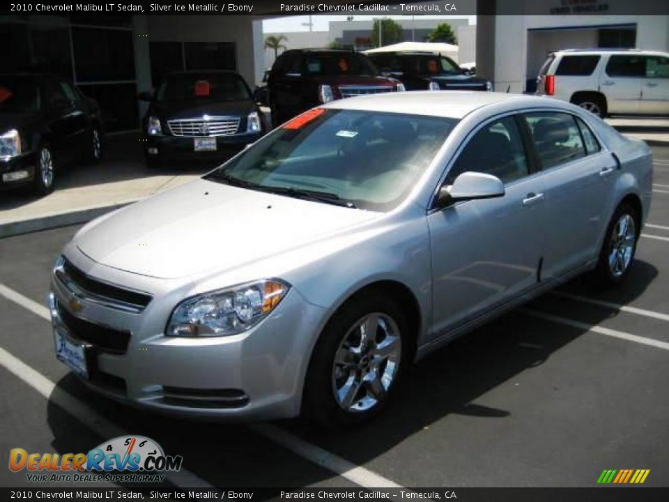 2010 Chevrolet Malibu LT Sedan Silver Ice Metallic / Ebony Photo #8