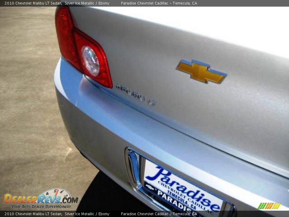 2010 Chevrolet Malibu LT Sedan Silver Ice Metallic / Ebony Photo #9