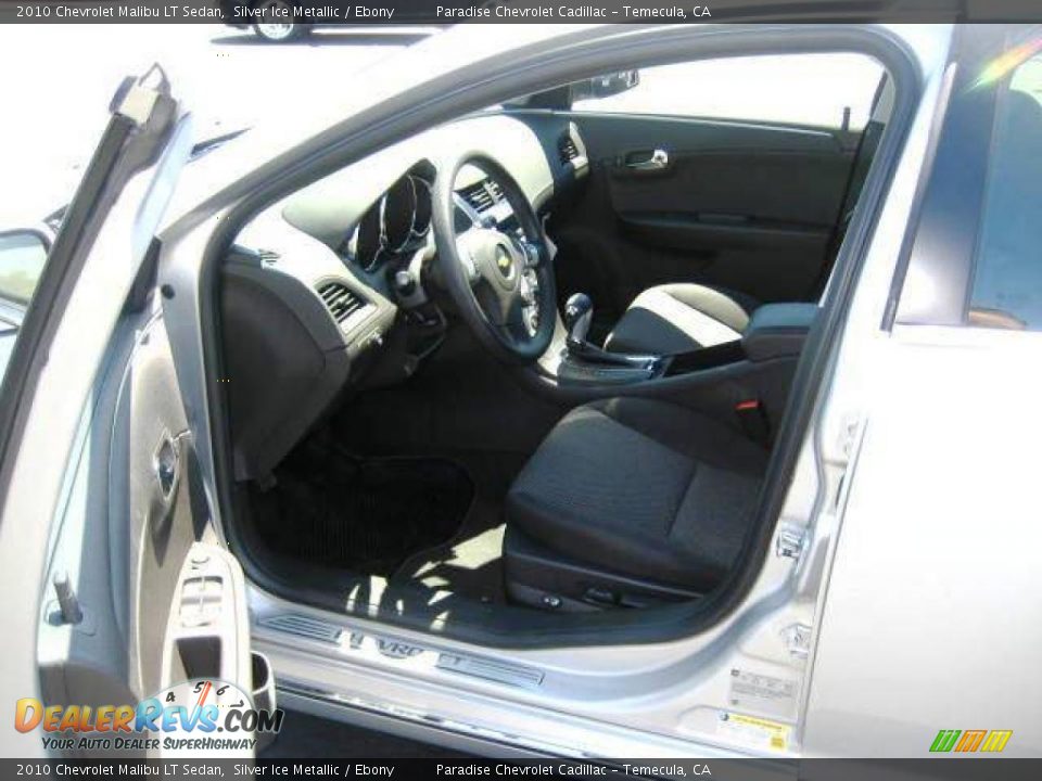 2010 Chevrolet Malibu LT Sedan Silver Ice Metallic / Ebony Photo #12