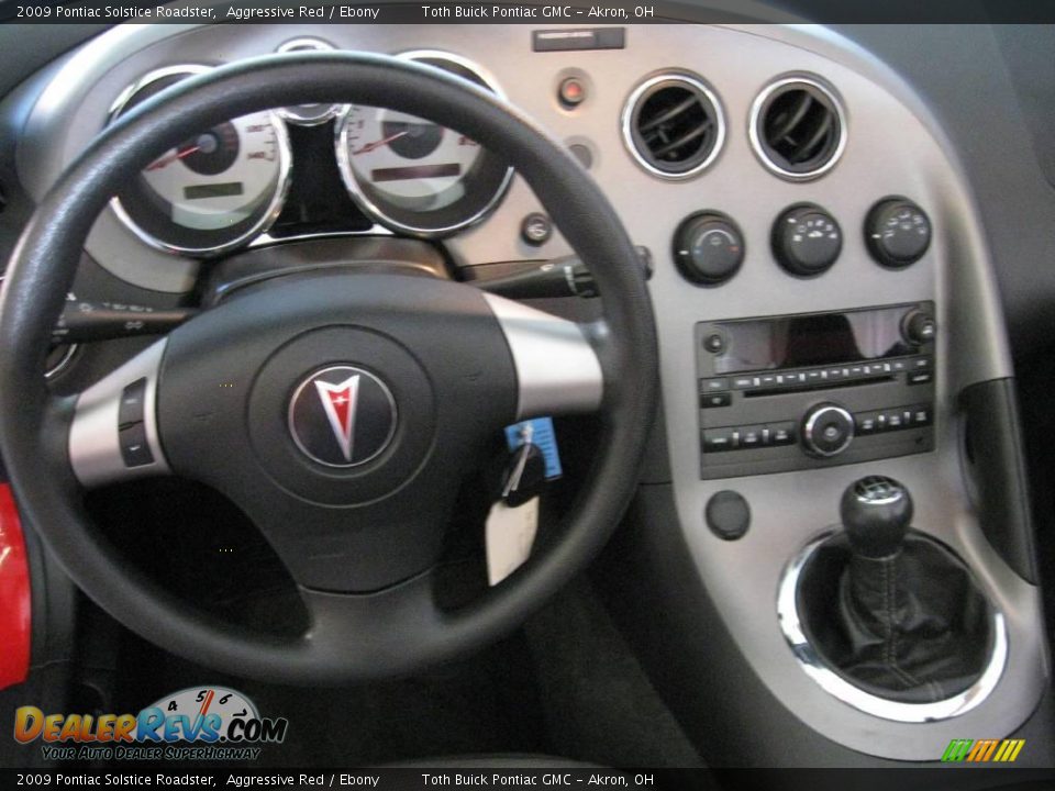 2009 Pontiac Solstice Roadster Aggressive Red / Ebony Photo #8
