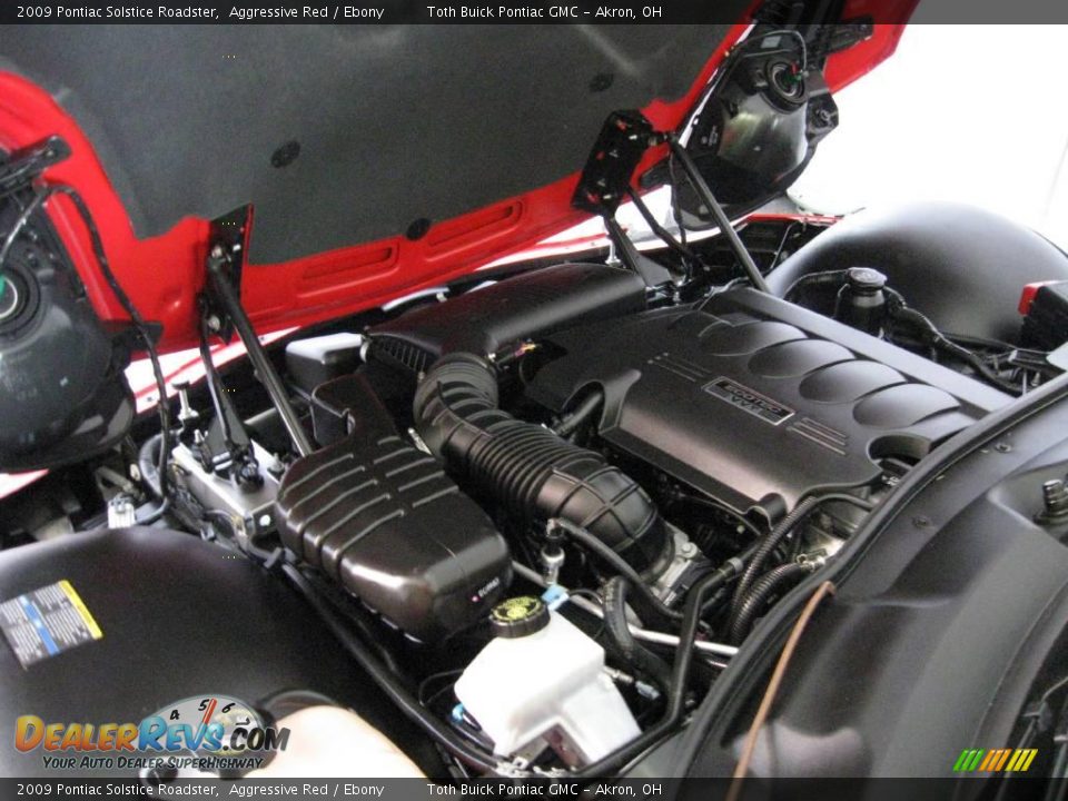 2009 Pontiac Solstice Roadster Aggressive Red / Ebony Photo #14