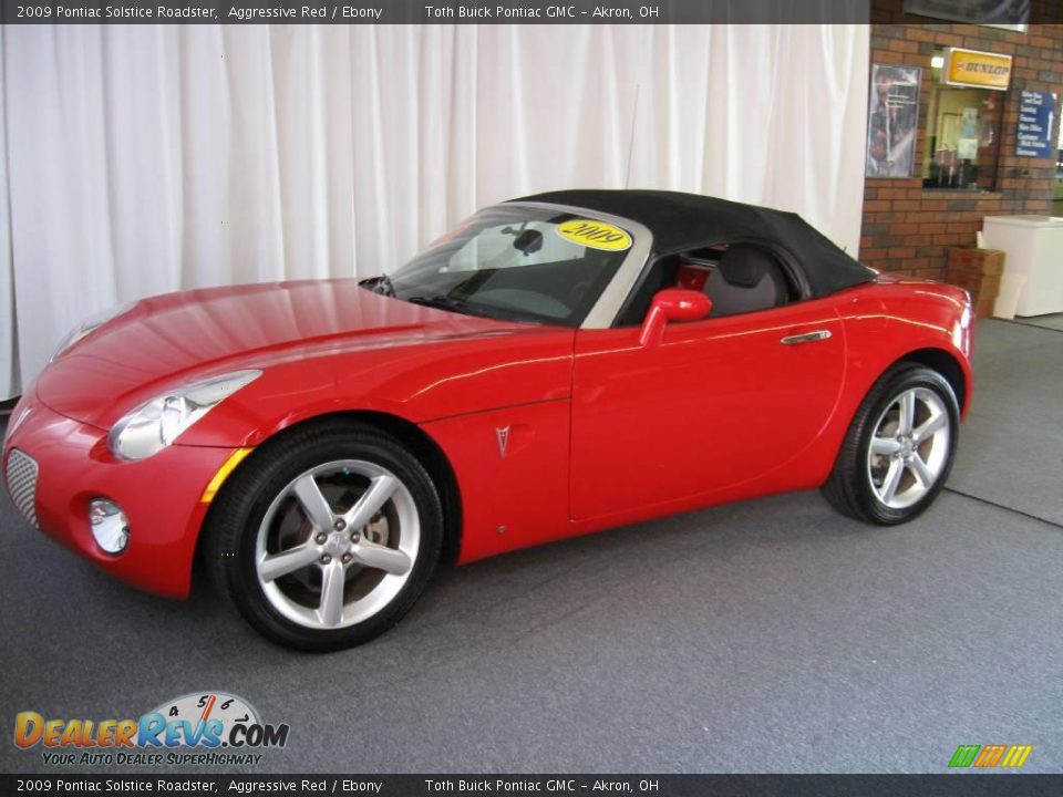 2009 Pontiac Solstice Roadster Aggressive Red / Ebony Photo #19
