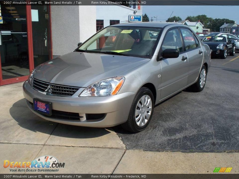 2007 Mitsubishi Lancer ES Warm Sand Metallic / Tan Photo #1