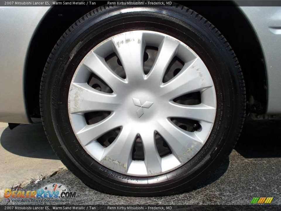 2007 Mitsubishi Lancer ES Warm Sand Metallic / Tan Photo #8