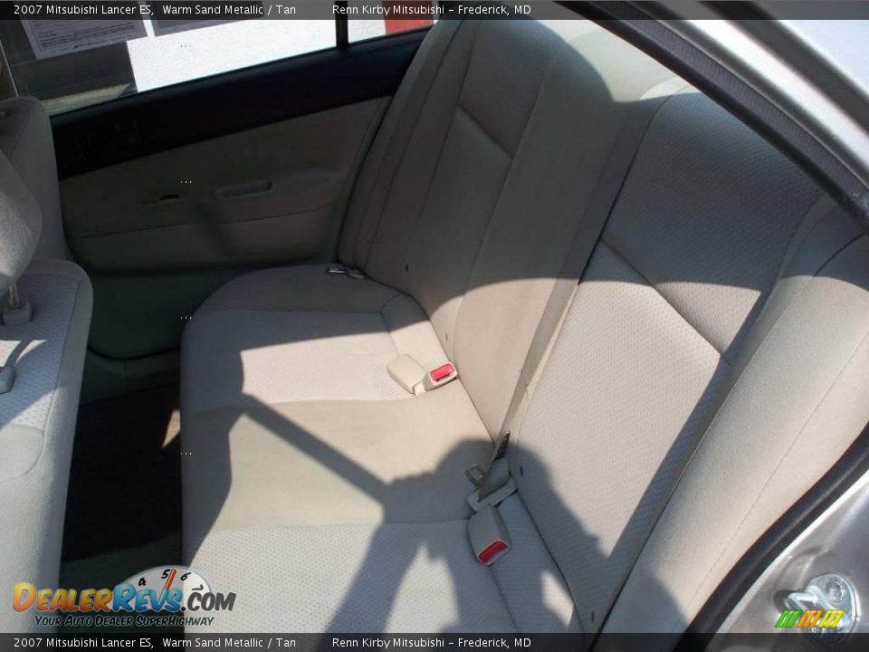 2007 Mitsubishi Lancer ES Warm Sand Metallic / Tan Photo #11