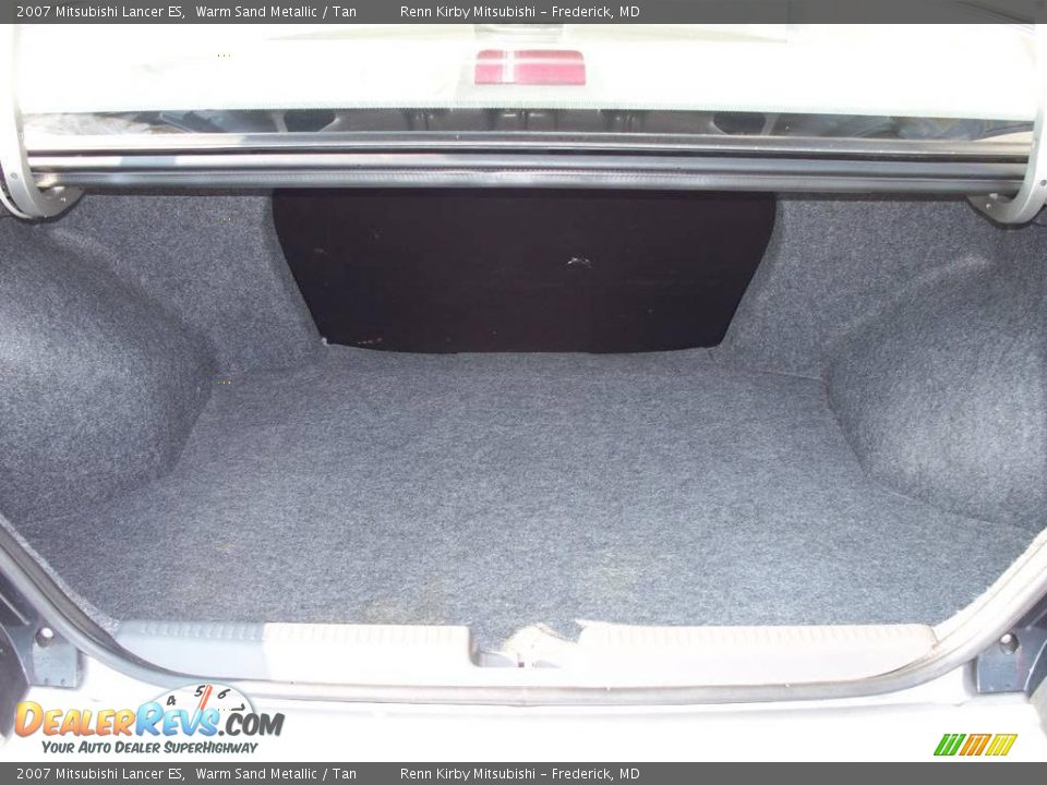 2007 Mitsubishi Lancer ES Warm Sand Metallic / Tan Photo #17