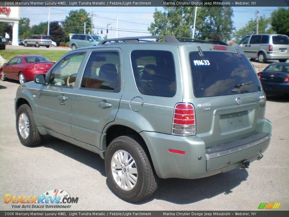 2006 Mercury Mariner Luxury 4WD Light Tundra Metallic / Pebble/Light Parchment Photo #8