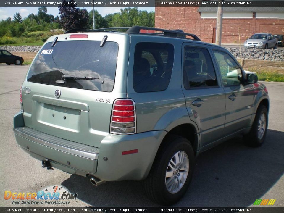 2006 Mercury Mariner Luxury 4WD Light Tundra Metallic / Pebble/Light Parchment Photo #10