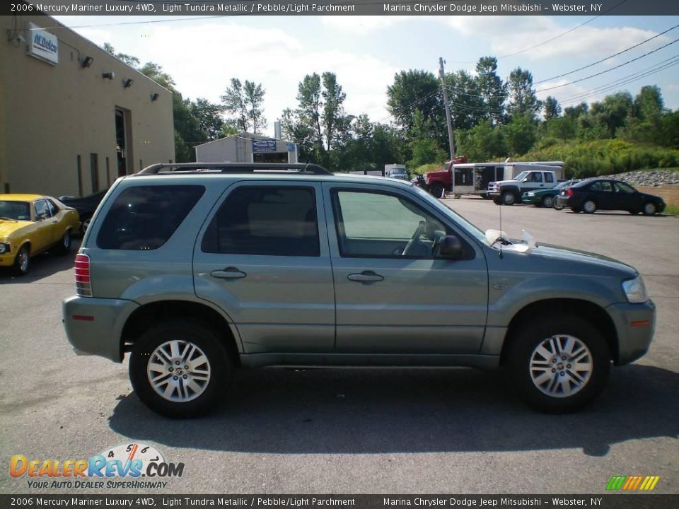 2006 Mercury Mariner Luxury 4WD Light Tundra Metallic / Pebble/Light Parchment Photo #11