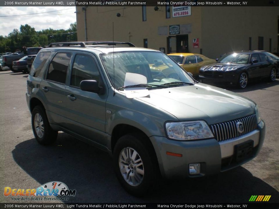 2006 Mercury Mariner Luxury 4WD Light Tundra Metallic / Pebble/Light Parchment Photo #12