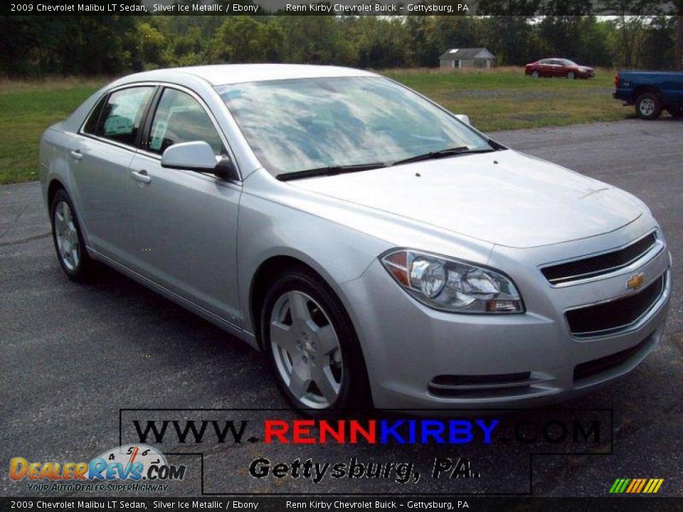2009 Chevrolet Malibu LT Sedan Silver Ice Metallic / Ebony Photo #1