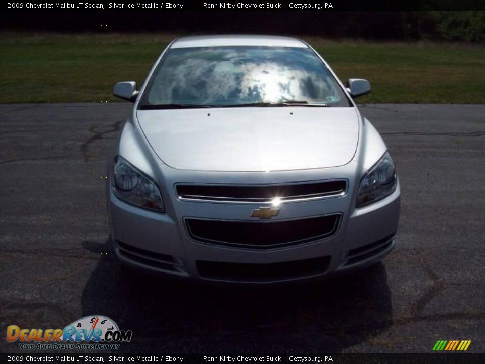 2009 Chevrolet Malibu LT Sedan Silver Ice Metallic / Ebony Photo #8