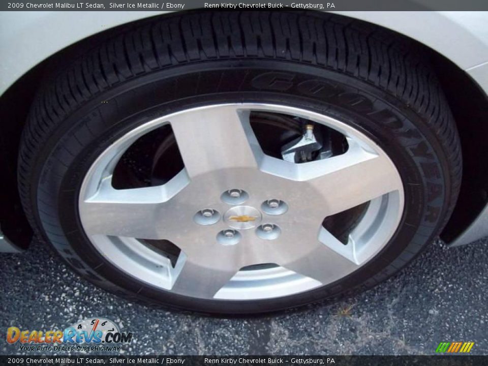 2009 Chevrolet Malibu LT Sedan Silver Ice Metallic / Ebony Photo #12