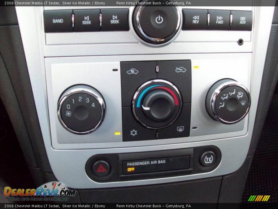 2009 Chevrolet Malibu LT Sedan Silver Ice Metallic / Ebony Photo #21
