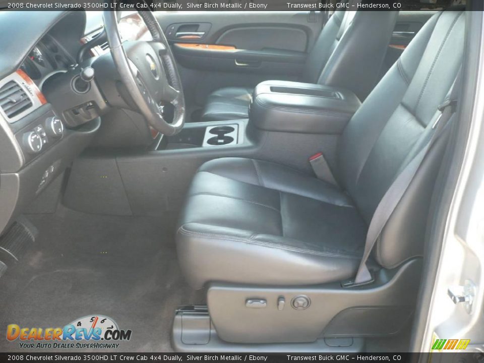 2008 Chevrolet Silverado 3500HD LT Crew Cab 4x4 Dually Silver Birch Metallic / Ebony Photo #8