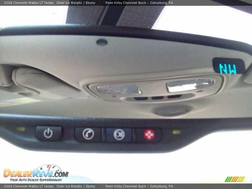 2009 Chevrolet Malibu LT Sedan Silver Ice Metallic / Ebony Photo #23