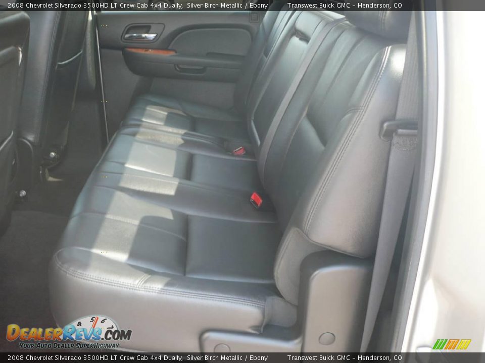 2008 Chevrolet Silverado 3500HD LT Crew Cab 4x4 Dually Silver Birch Metallic / Ebony Photo #9