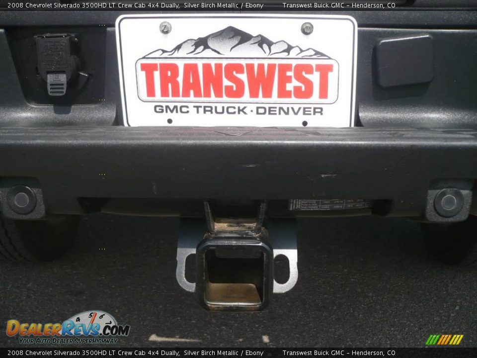 2008 Chevrolet Silverado 3500HD LT Crew Cab 4x4 Dually Silver Birch Metallic / Ebony Photo #10