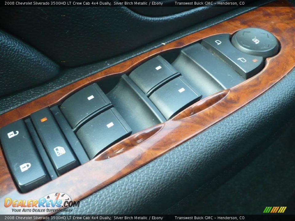 2008 Chevrolet Silverado 3500HD LT Crew Cab 4x4 Dually Silver Birch Metallic / Ebony Photo #12