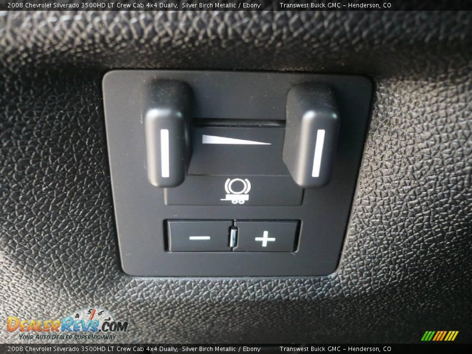 2008 Chevrolet Silverado 3500HD LT Crew Cab 4x4 Dually Silver Birch Metallic / Ebony Photo #17