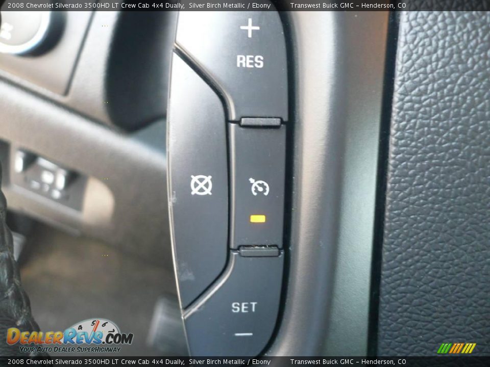 2008 Chevrolet Silverado 3500HD LT Crew Cab 4x4 Dually Silver Birch Metallic / Ebony Photo #18