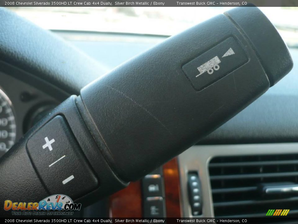 2008 Chevrolet Silverado 3500HD LT Crew Cab 4x4 Dually Silver Birch Metallic / Ebony Photo #20