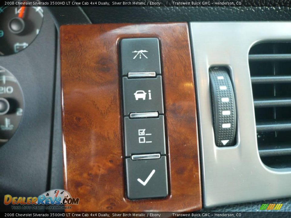 2008 Chevrolet Silverado 3500HD LT Crew Cab 4x4 Dually Silver Birch Metallic / Ebony Photo #21