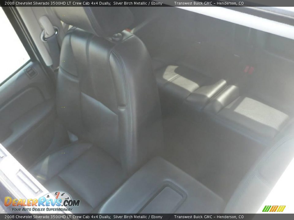 2008 Chevrolet Silverado 3500HD LT Crew Cab 4x4 Dually Silver Birch Metallic / Ebony Photo #28