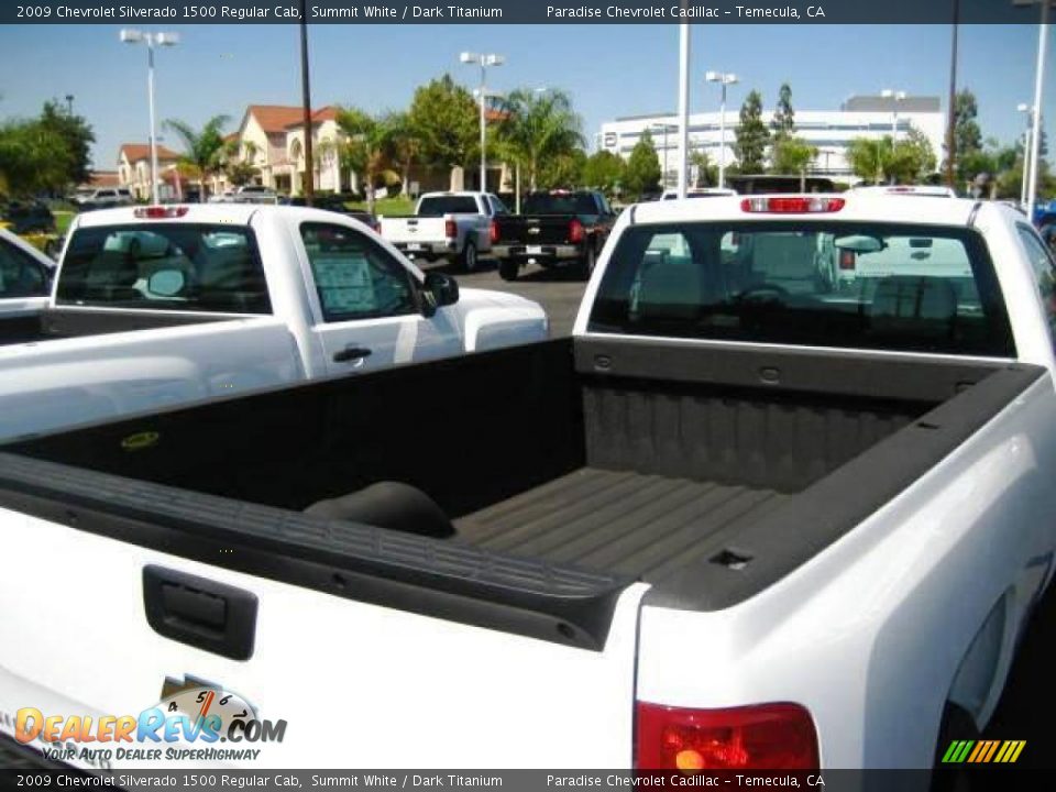 2009 Chevrolet Silverado 1500 Regular Cab Summit White / Dark Titanium Photo #11